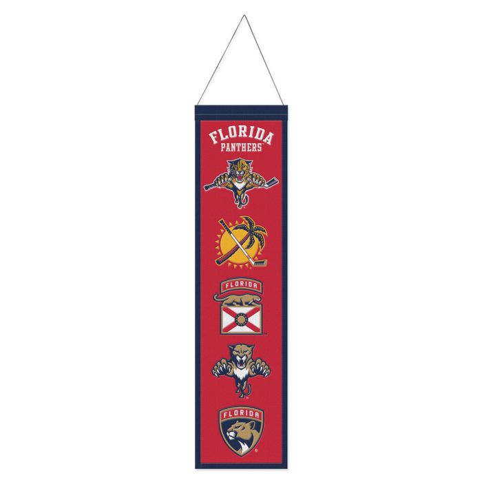 Florida Panthers NHL Heritage Logo Wool Banner