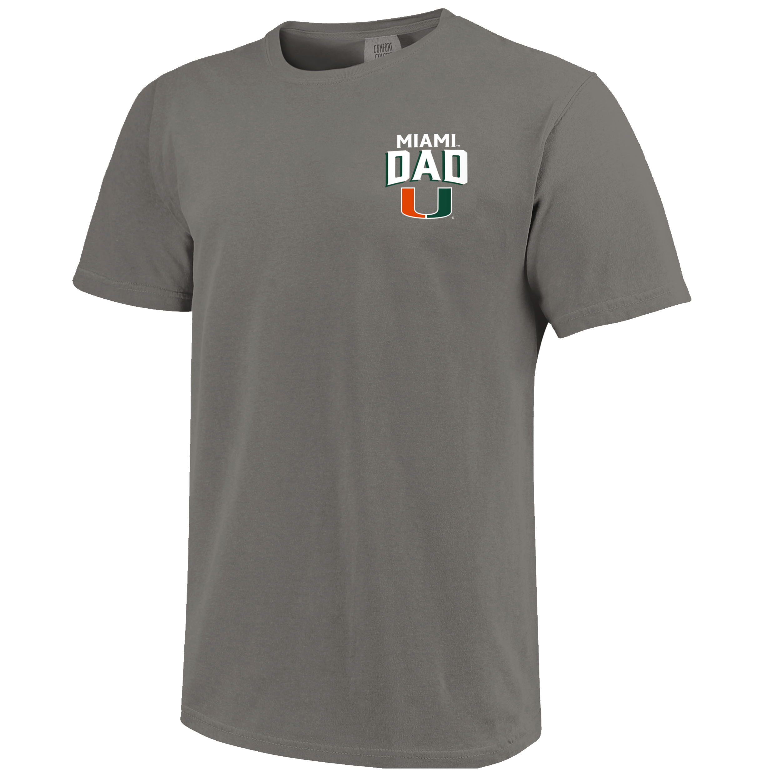 Miami Hurricanes Vintage Dad Sign Comfort Color T-Shirt - Grey