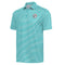 Miami Dolphins Antigua Skills Vintage Logo Striped Polo - Aqua/White