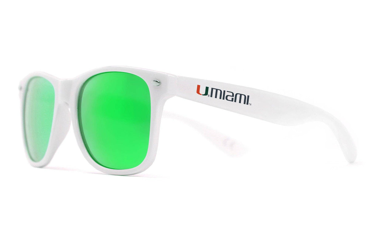 Miami Hurricanes Sunglasses: White