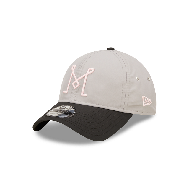 Inter Miami CF MLS New Era 9Twenty 'M' Logo Adjustable Hat - Grey