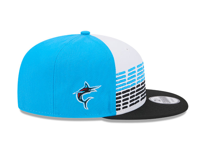 Miami Marlins New Era 9Fifty Digital Tri-Color Snapback Hat