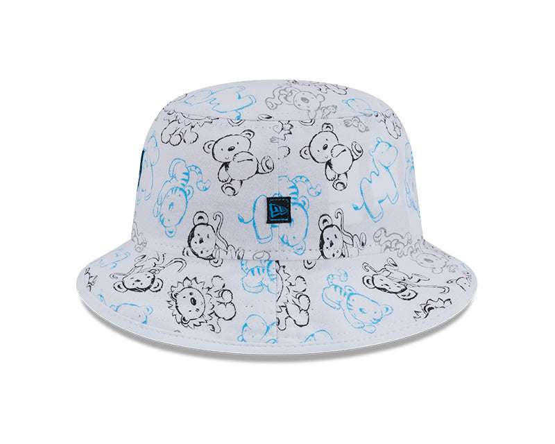 Miami Marlins New Era Kids Characters Bucket Hat - White