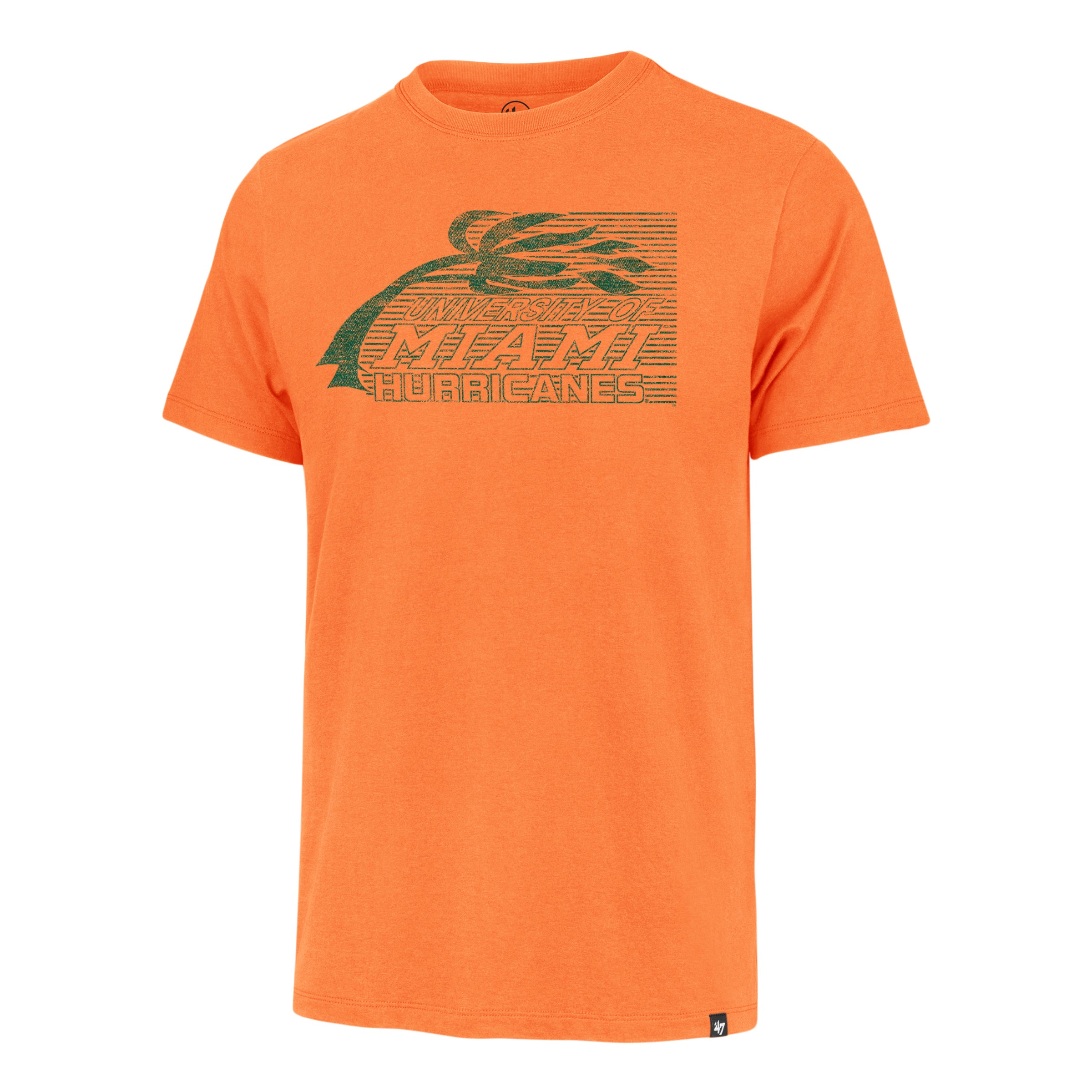 Miami Hurricanes 47 Brand Vintage Signal Franklin T-Shirt - Orange