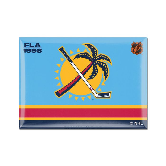 Florida Panthers Reverse Retro Metal Magnet - 2.5" x 3.5"