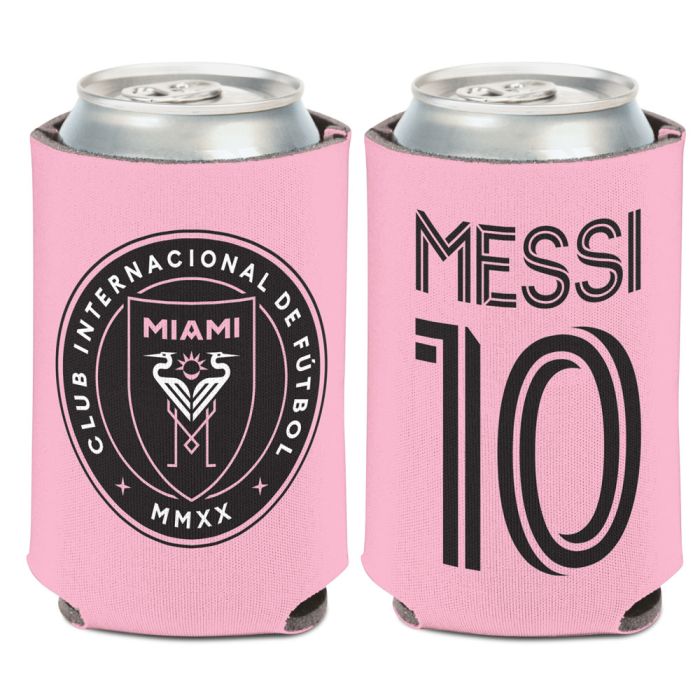 Lionel Messi Inter Miami CF 2-Sided State Can Cooler Koozie - 12 oz
