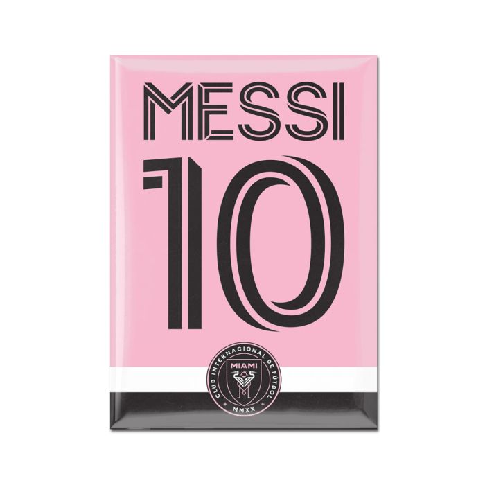 Lionel Messi Inter Miami CF Metal Magnet - 2.5" x 3.5"
