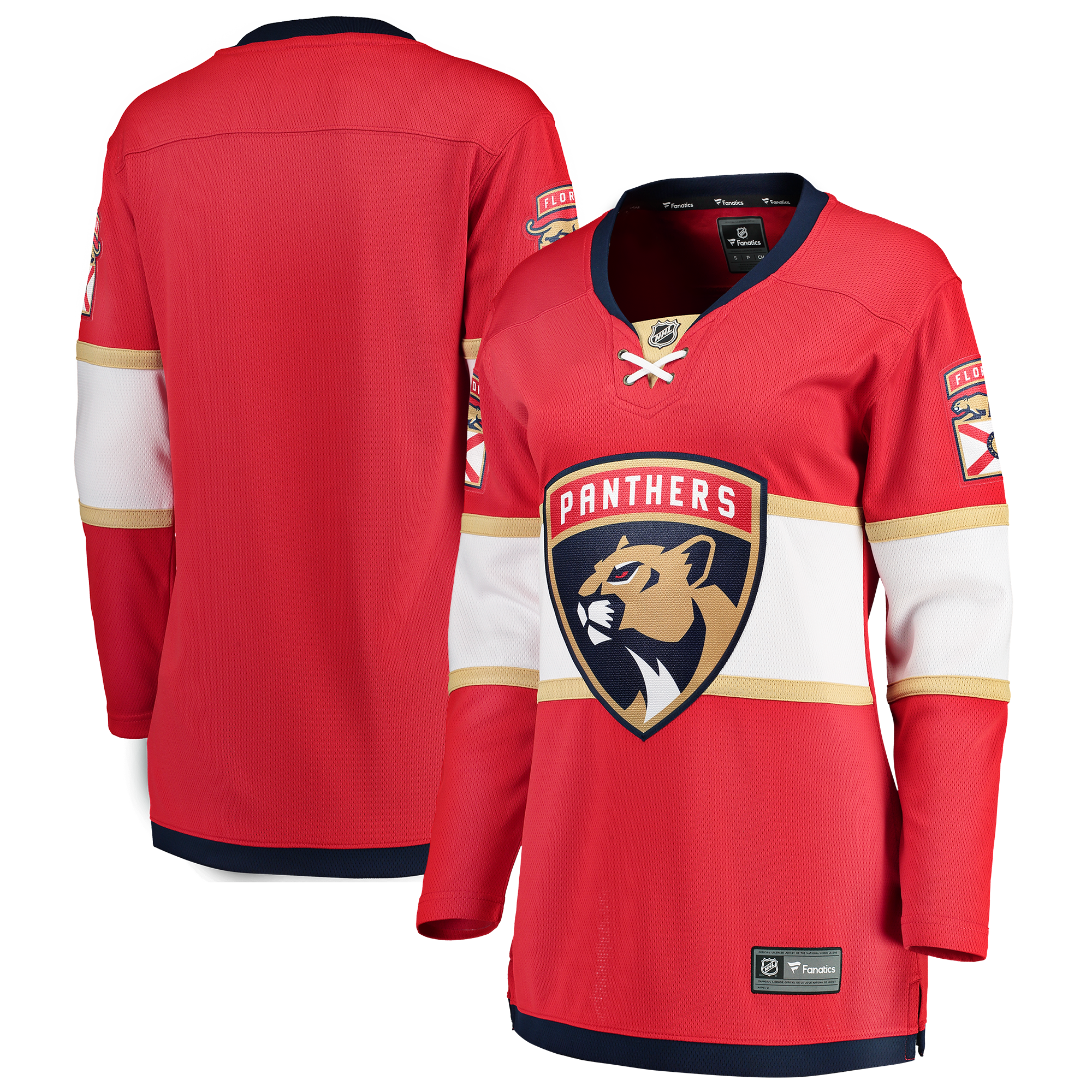 Florida Panthers Fanatics Branded Women's Home Breakaway Player Jersey - Red