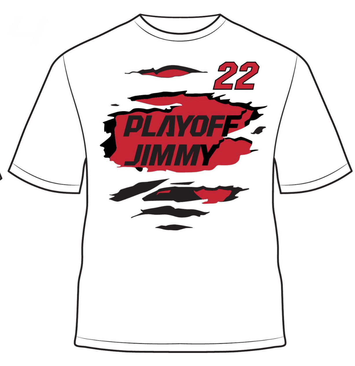Playoff Jimmy T-Shirt - White