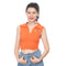 Miami Hurricanes ZooZatz U Polo Crop Top - Orange