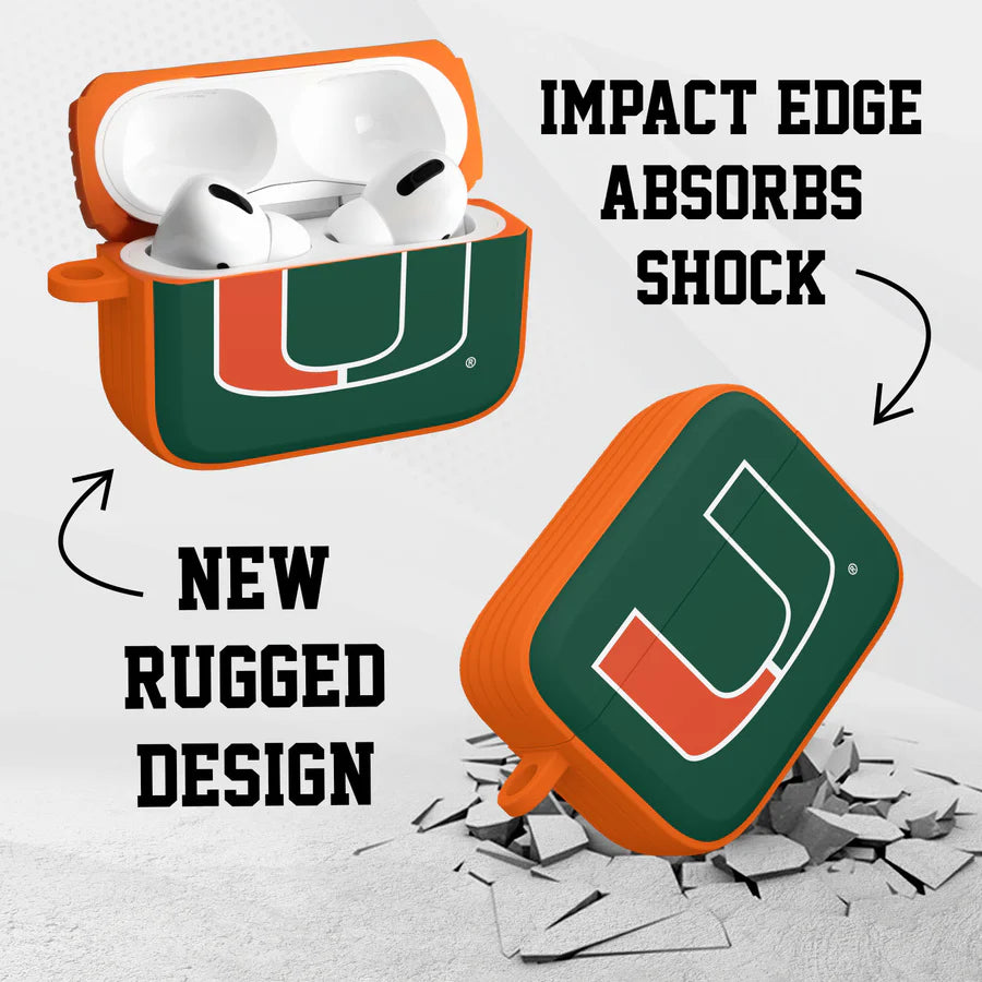 Miami Hurricanes HDX AirPods Pro 1 & 2 Case Cover - Classic