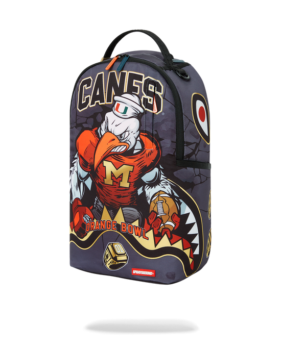 Miami Hurricanes Colorblock Action Backpack FOCO