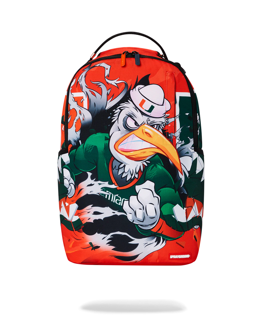 Miami Hurricanes 2024 Sebastian Clap Back Sprayground Backpack - Limited Edition