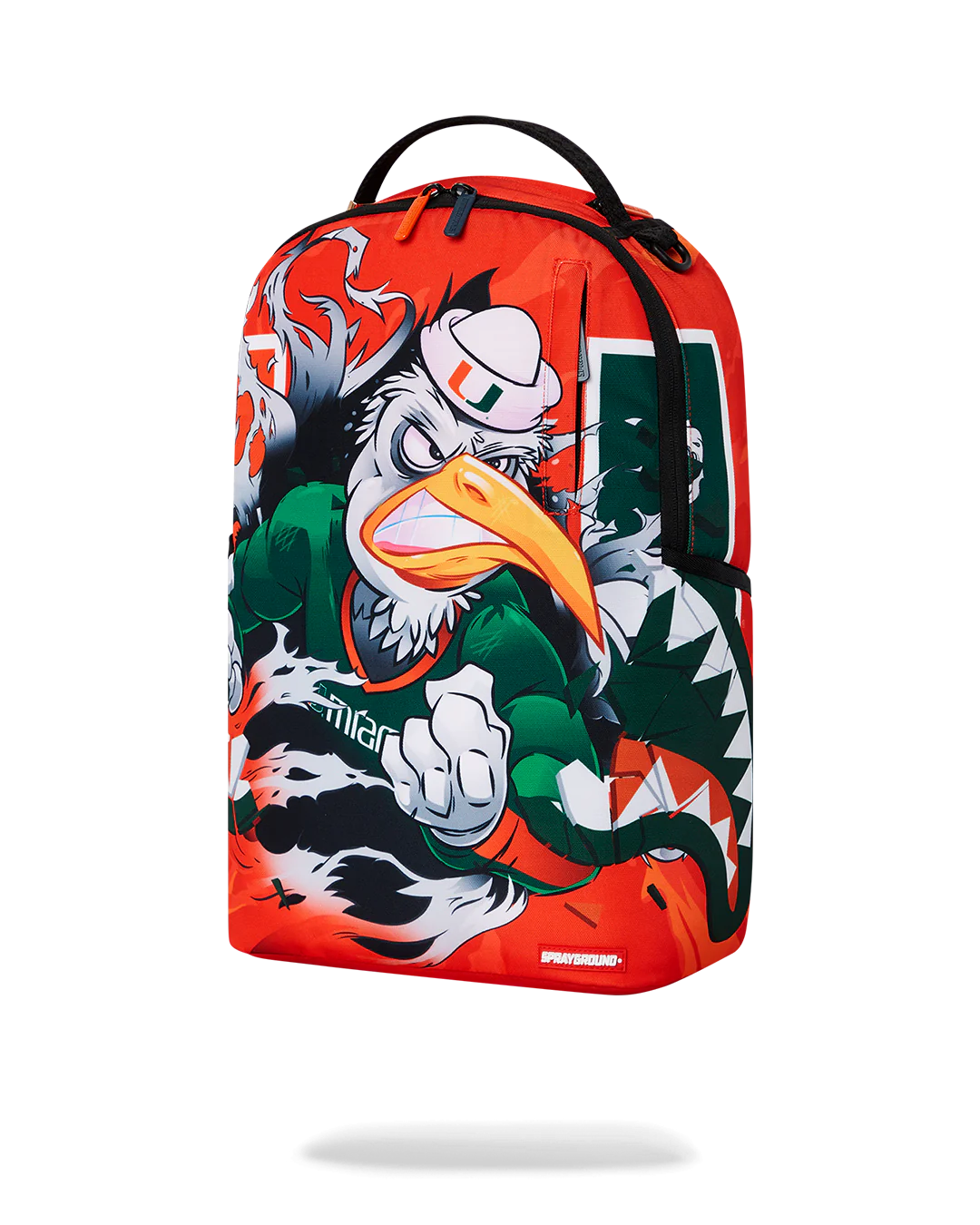 Miami Hurricanes 2024 Sebastian Clap Back Sprayground Backpack Limit