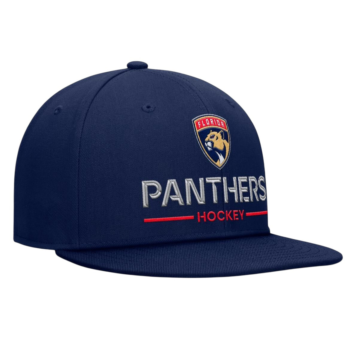 Florida Panthers Fanatics Authentic Pro Rink Snapback Flat Brim Hat - Navy