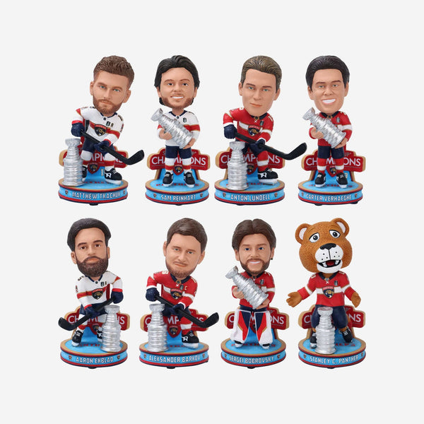 即納最先端マリングッズ ウォーターパッドパーティーアイランド最新モデル８ｆｅｅｔ Florida Panthers 2024 Stanley Cup Champions Mini Bobblehead Box Set