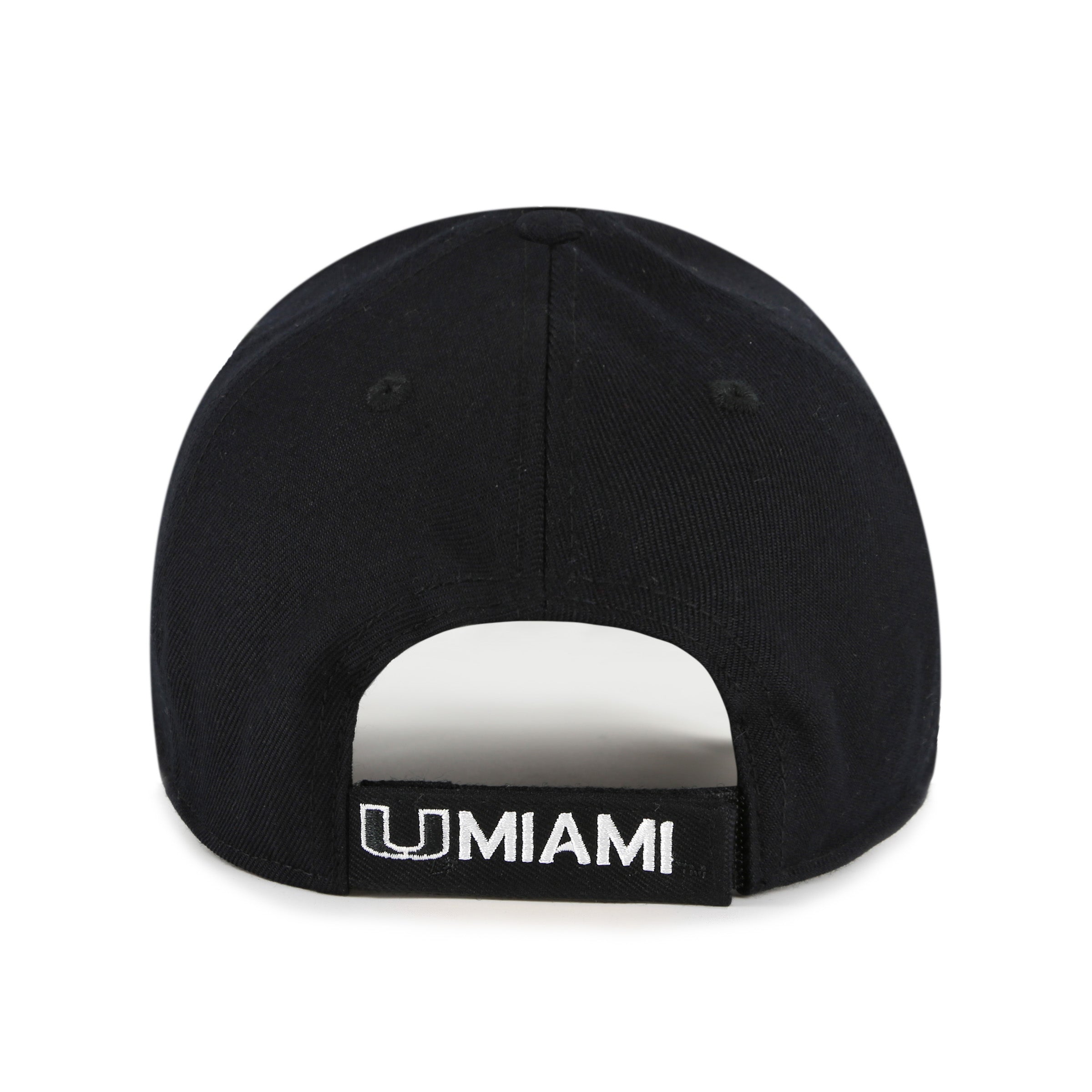 Miami Hurricanes 47 Brand MVP U Logo Hat - Black