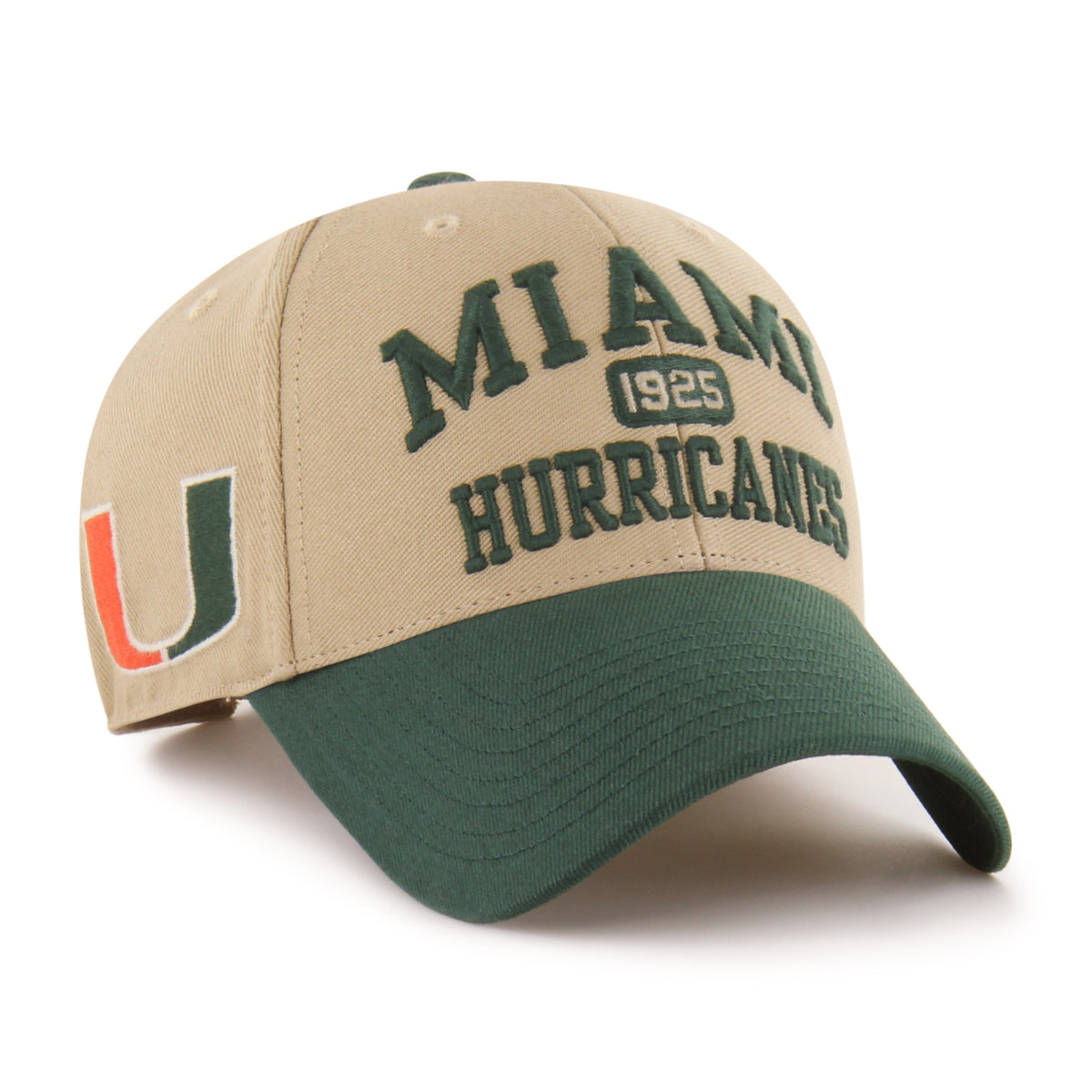 Miami Hurricanes 47 Brand Brrr Expressway Hitch Adjustable Hat - White