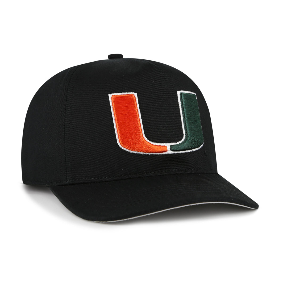 Miami Hurricanes 47 Brand Primary Logo Hitch Hat - Black