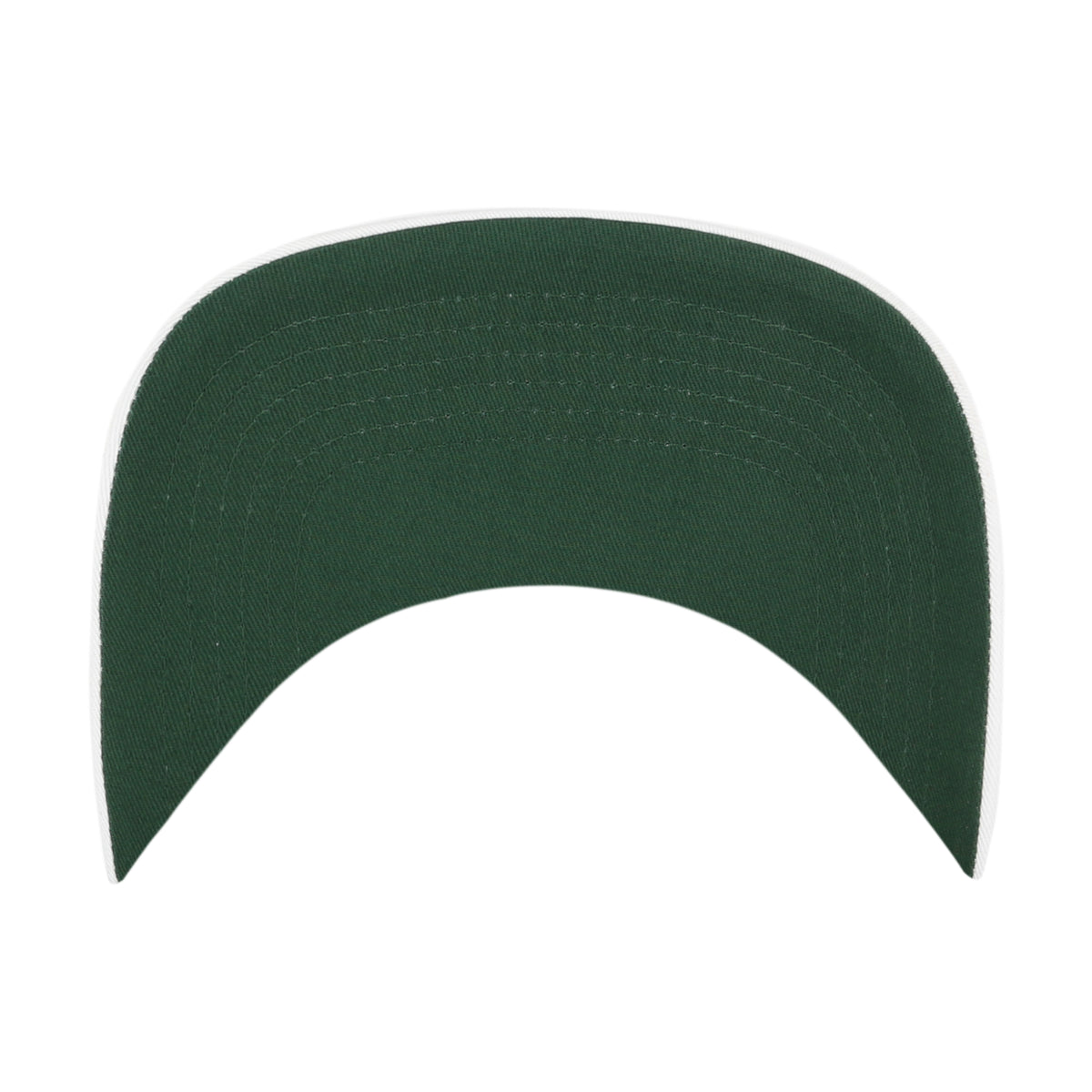 Miami Hurricanes 47 Brand Groton Franchise Fitted Hat - Mojave/Green