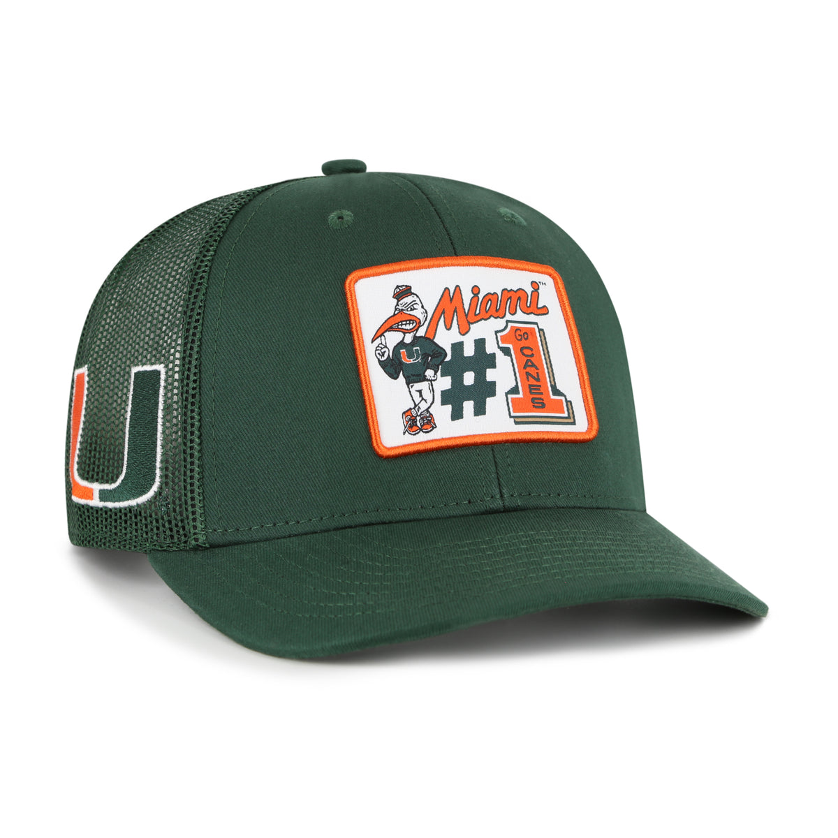 Miami Hurricanes 47 Brand Outsize Beanie - Green