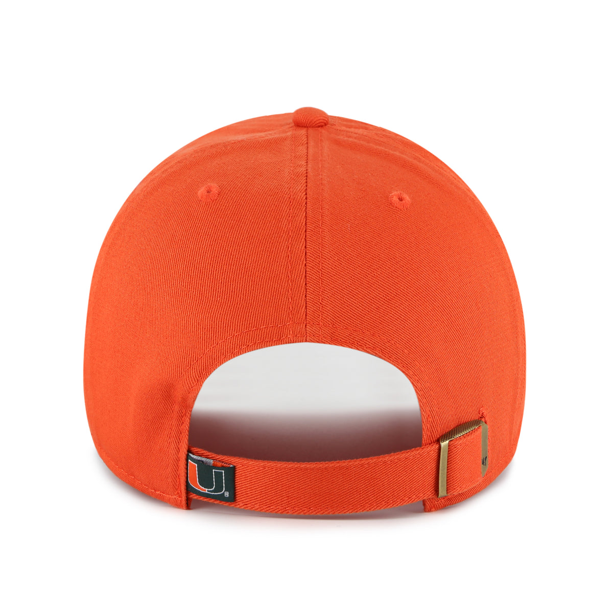 Miami Hurricanes Youth 47 Brand Clean Up Adjustable Hat - Orange