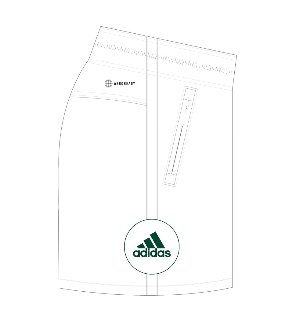 Miami Hurricanes adidas Women's Zero Dye Shorts -White