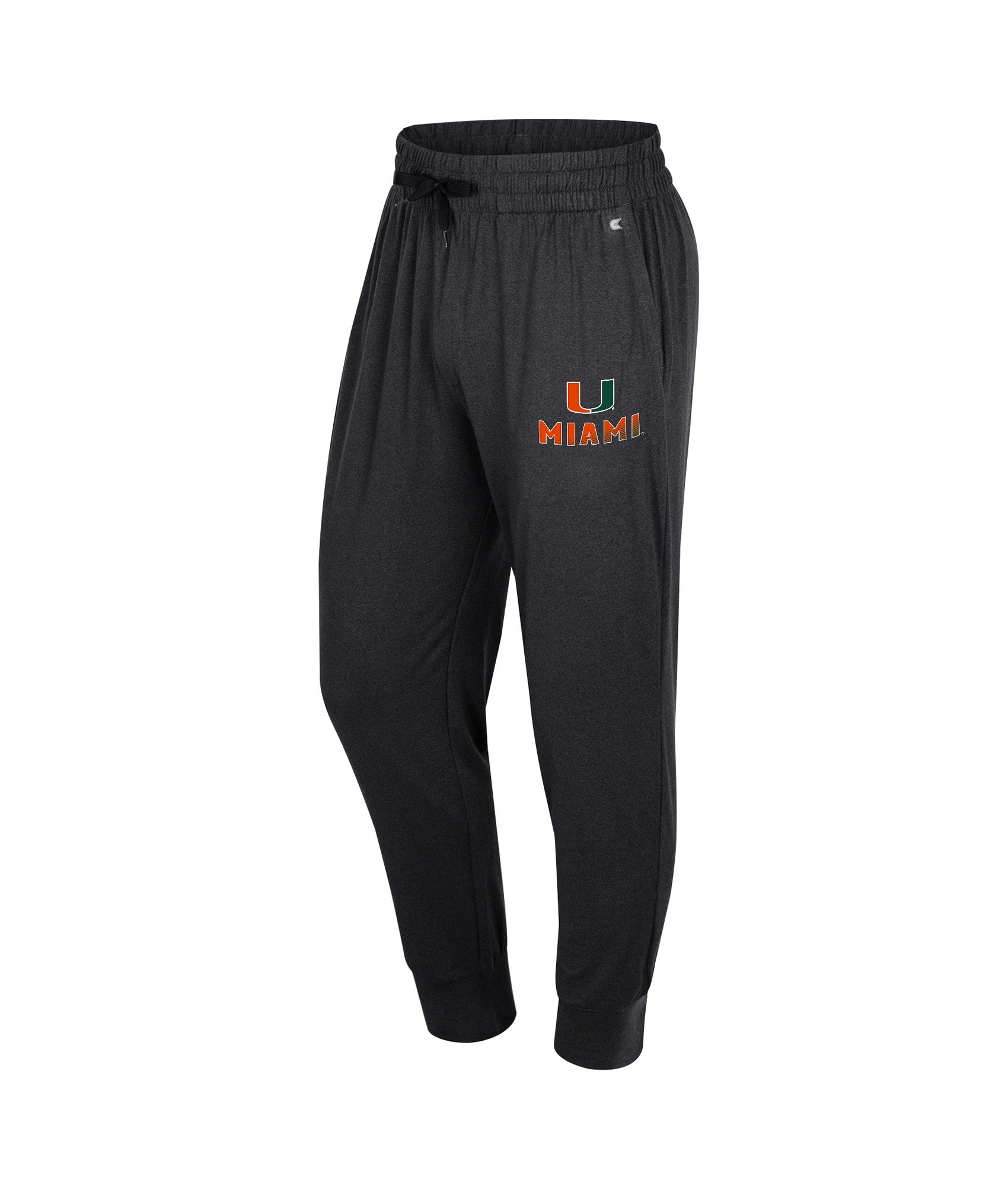 Miami Hurricanes Colosseum Mac Jogger Pants - Charcoal Black