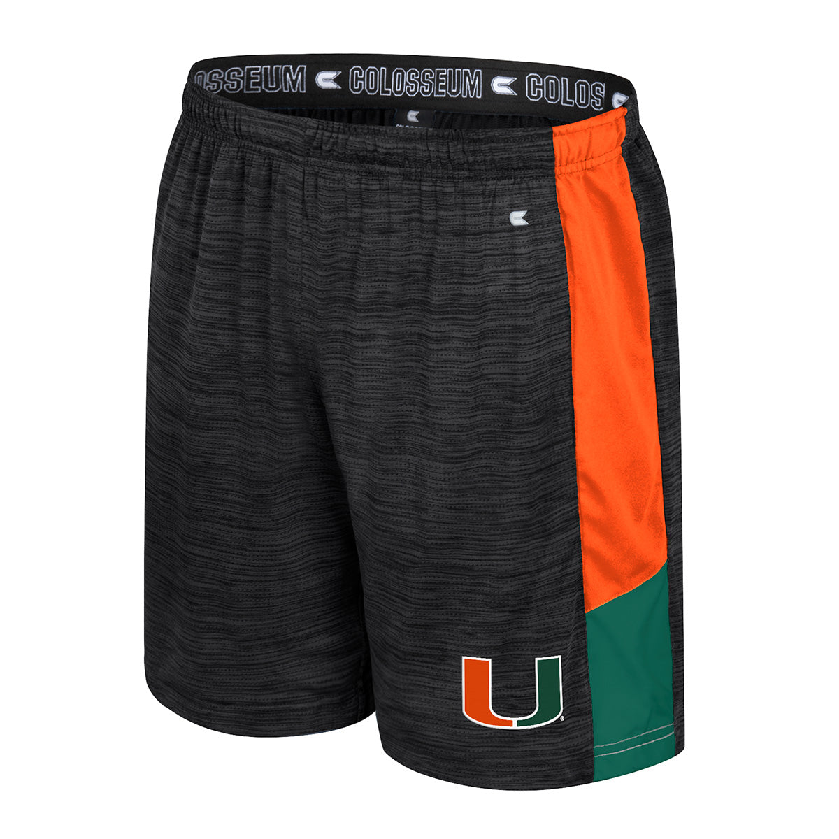 Miami Hurricanes Colosseum Stilgar Shorts - Charcoal Black