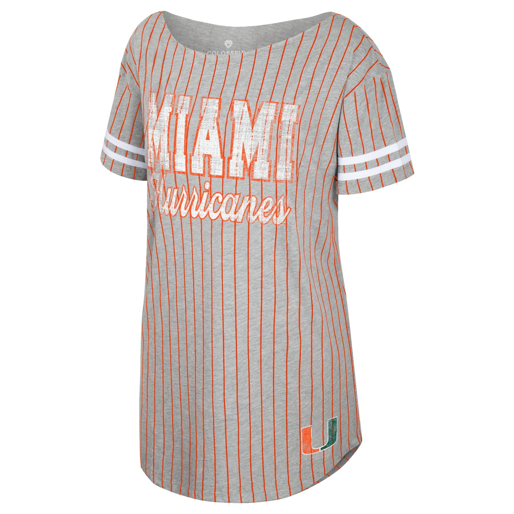 Miami Hurricanes Colosseum Women's This Feeling Dress - Grey