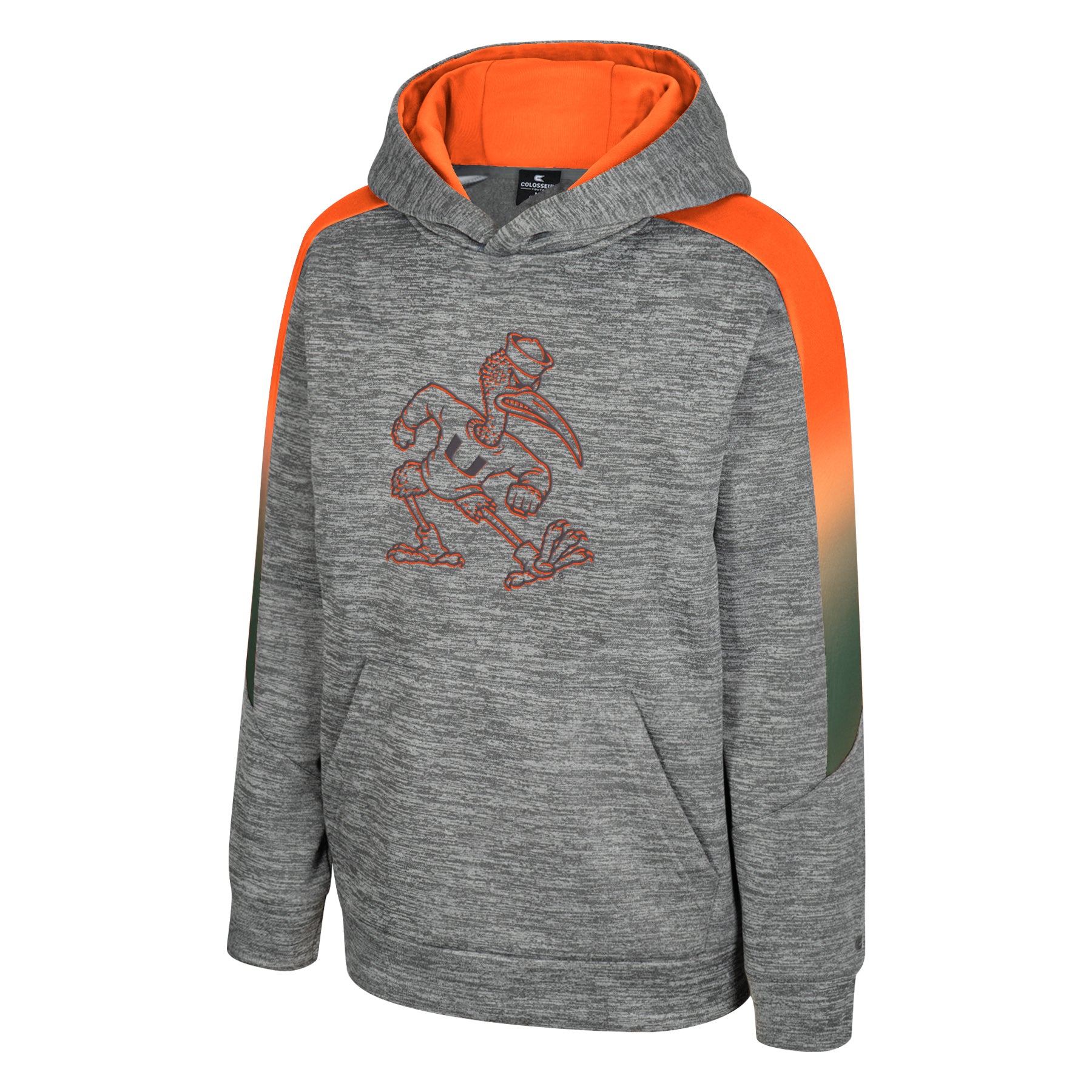 Miami Hurricanes Colosseum Youth The Gang Hoodie - Nickel Grey