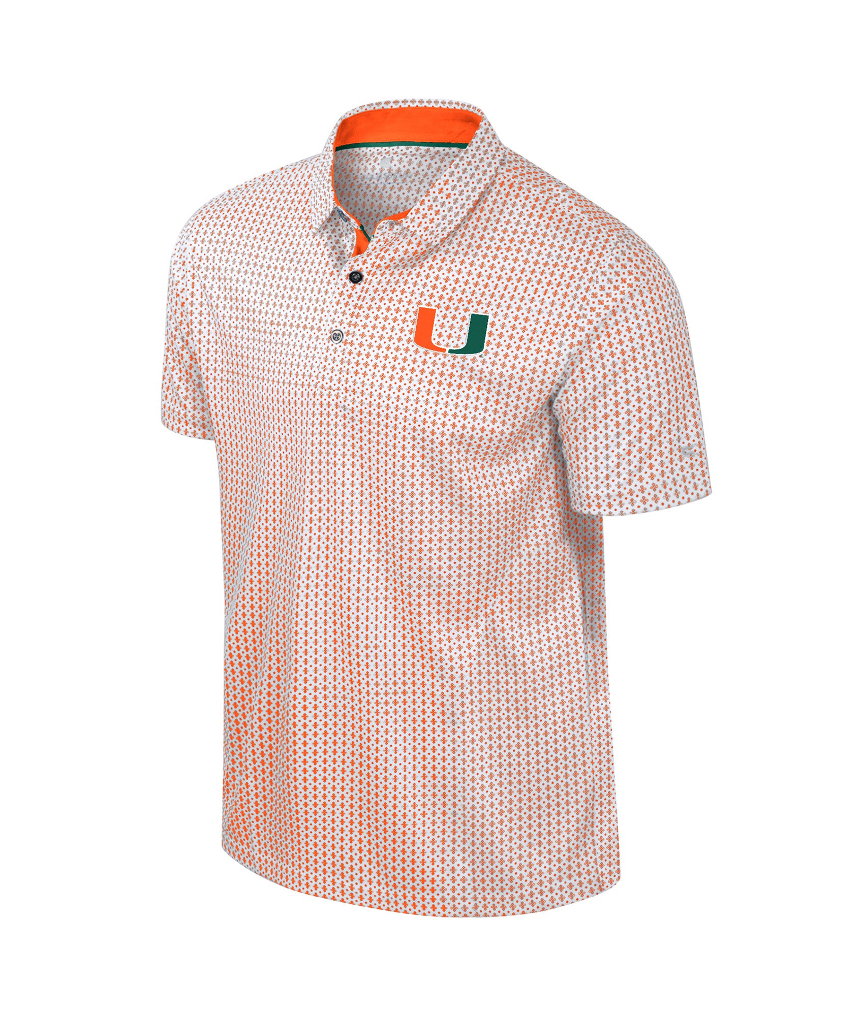Miami Hurricanes Colosseum MENS REYNOLDS POLO - ORANGE