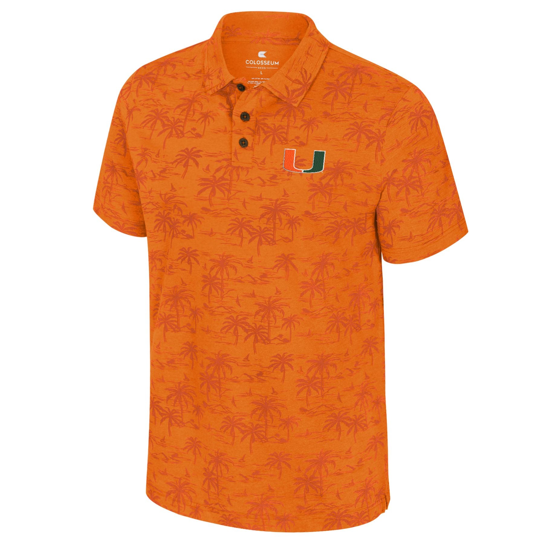 Miami Hurricanes Colosseum Fremen Palm Polo - Orange