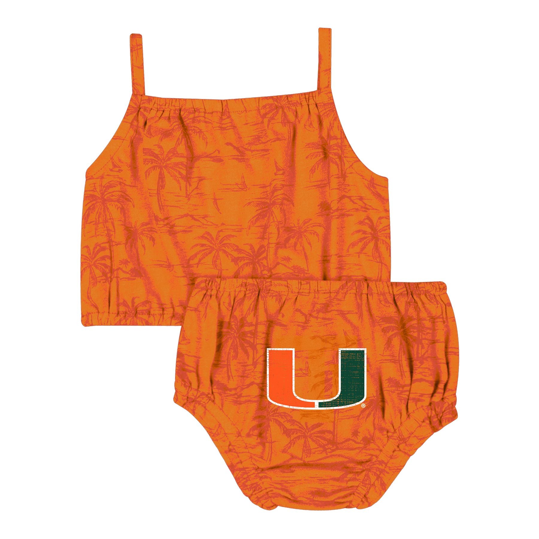 Miami Hurricanes Colosseum Infant Joy Tank & Bloomer Set - Orange