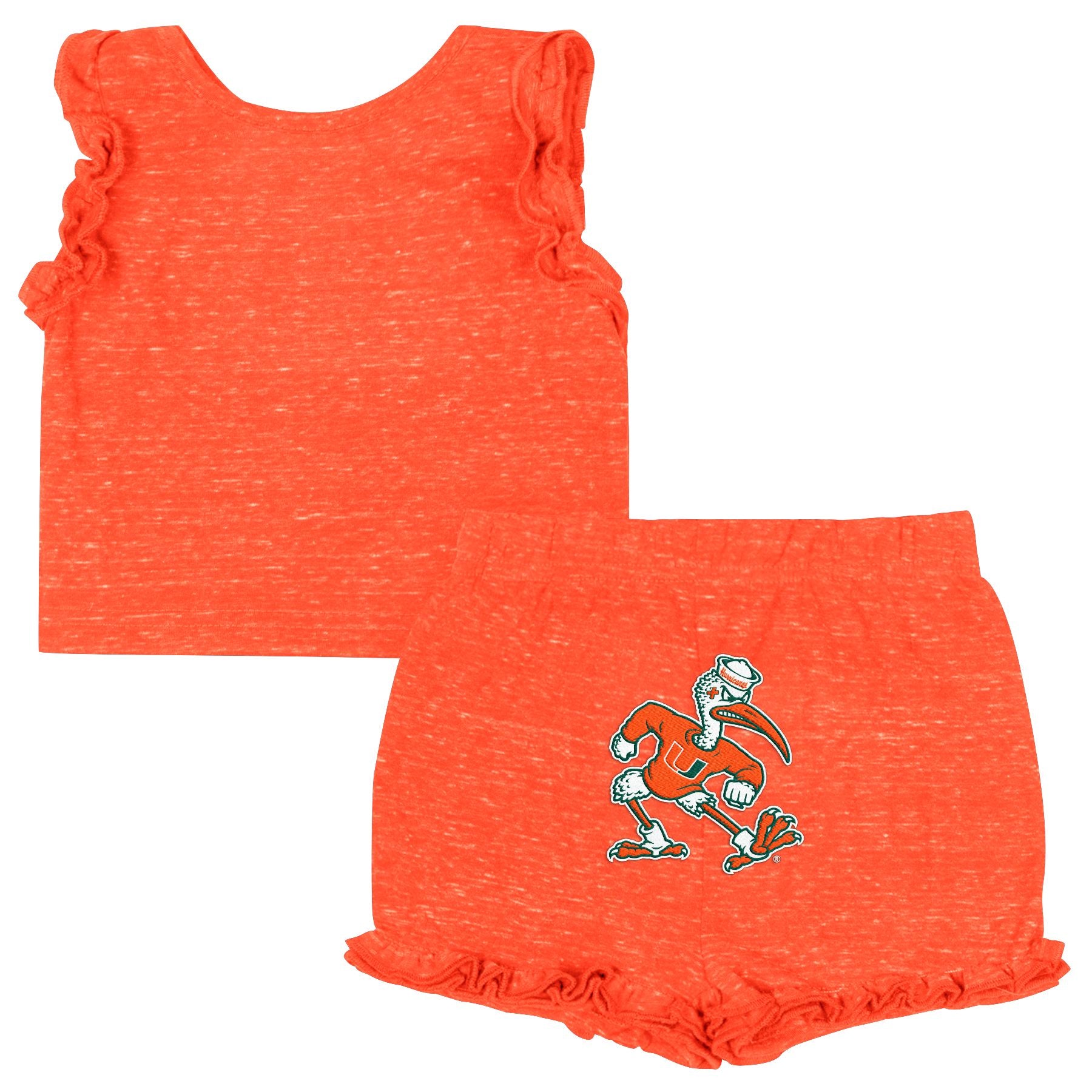 Miami Hurricanes Colosseum Infant Nostalgia Set - Orange