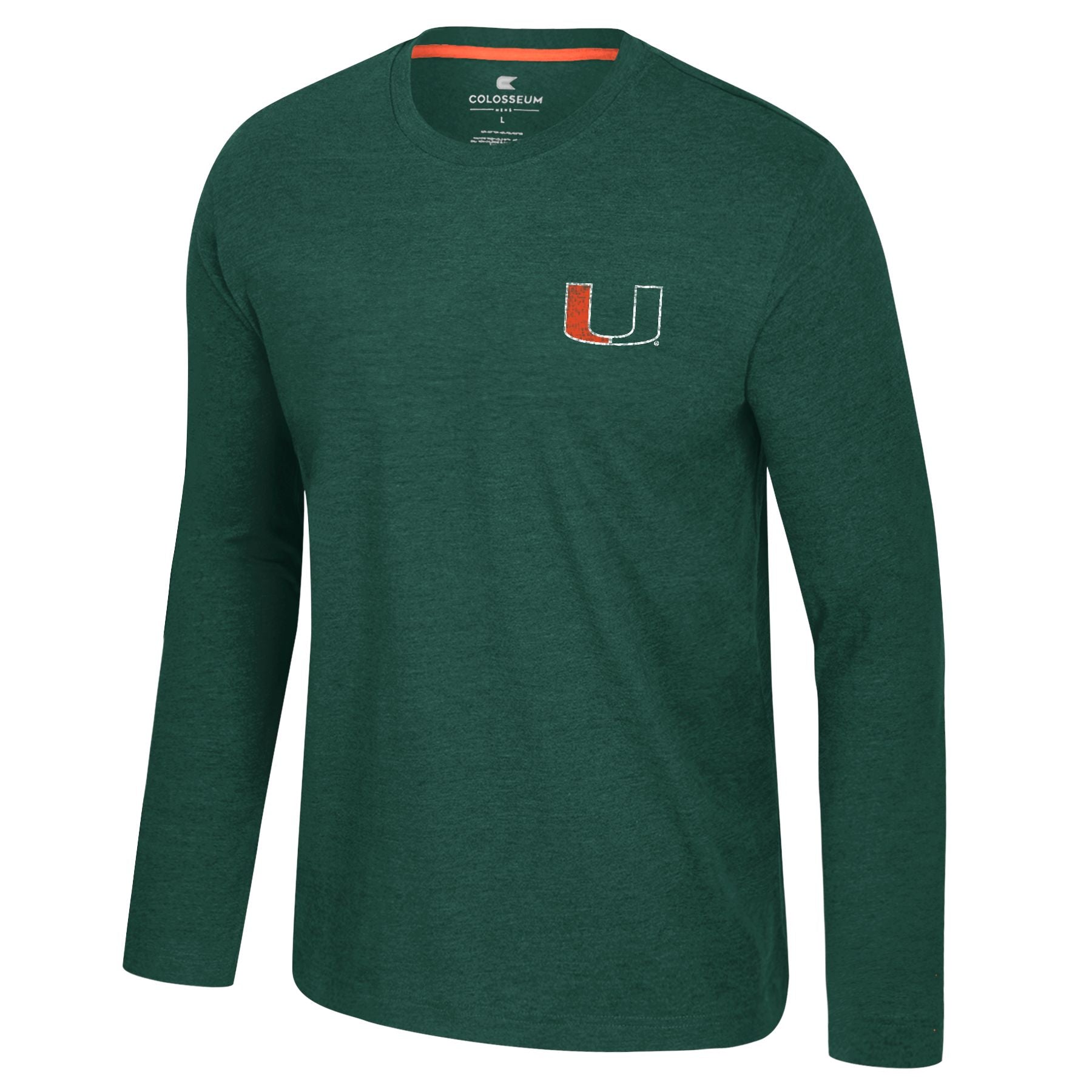 Miami Hurricanes Colosseum Carmy L/S T-Shirt - Green