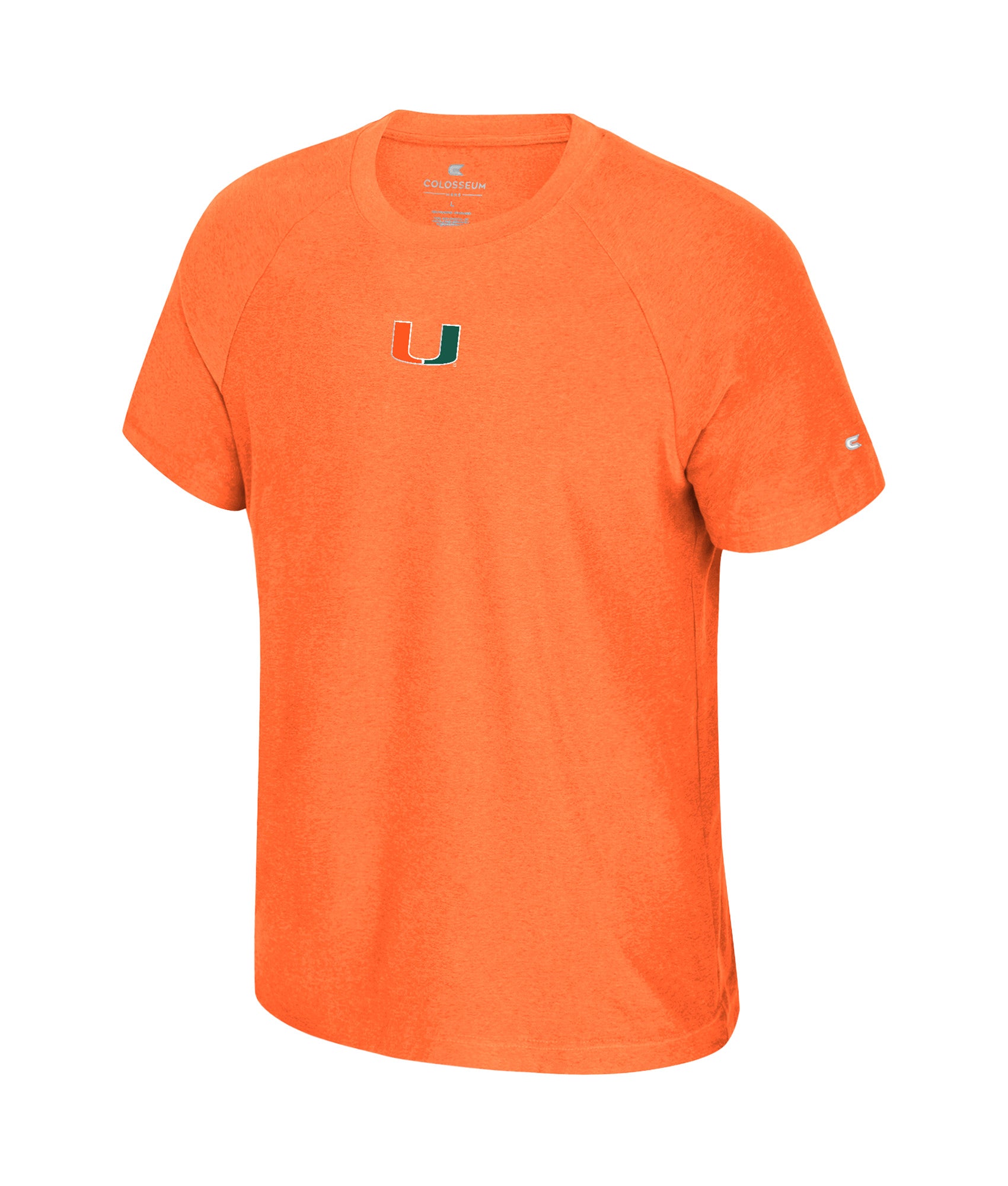 Miami Hurricanes Colosseum Mac Tonal Raglan T-Shirt - Orange