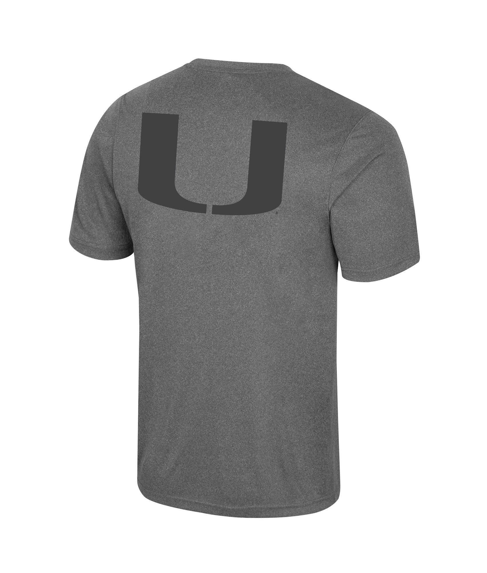 Miami Hurricanes Colosseum Men's Twin T-Shirt - Heather Charcoal