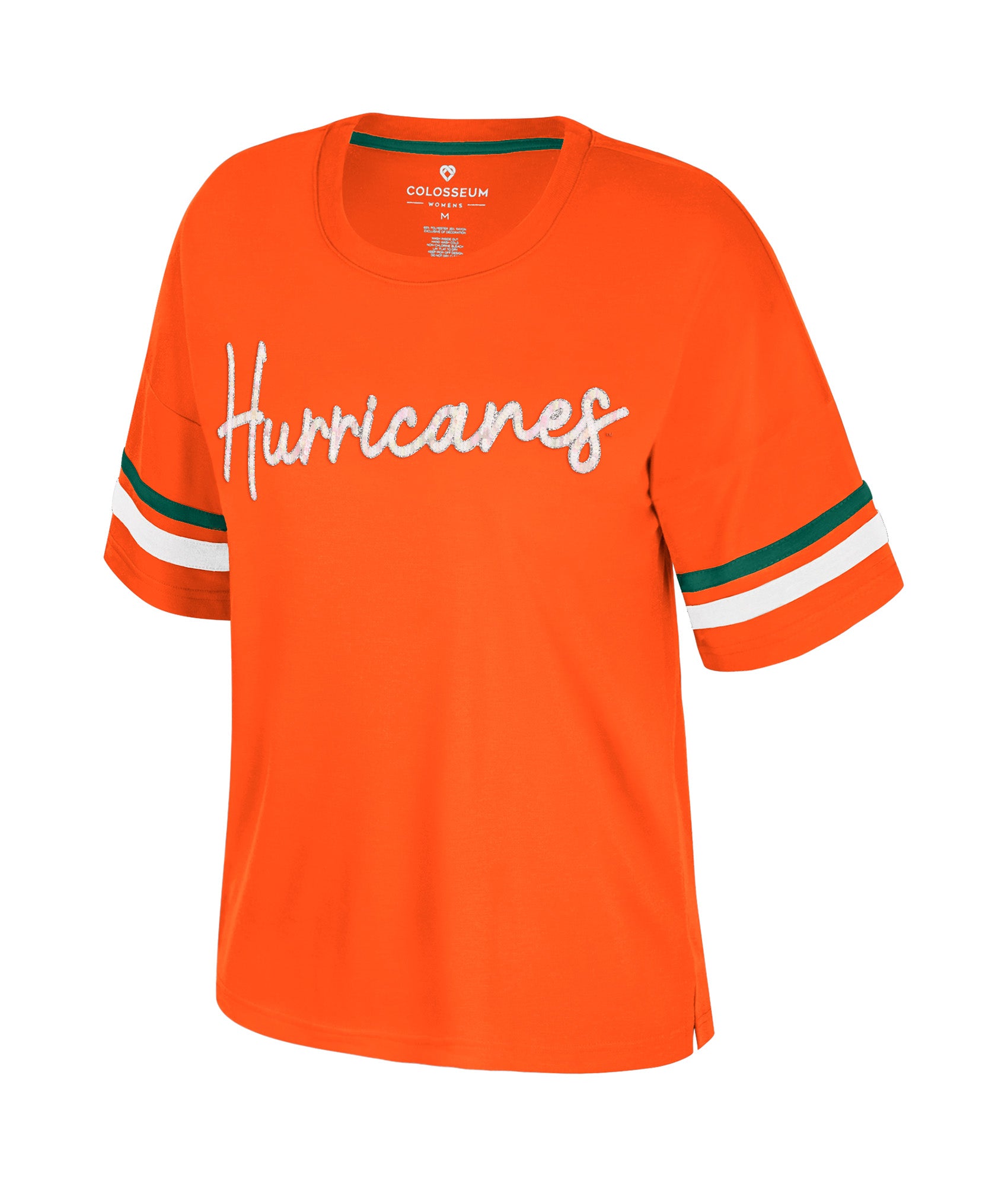 Miami Hurricanes Colosseum Women's Realist Oversize T-Shirt - Orange