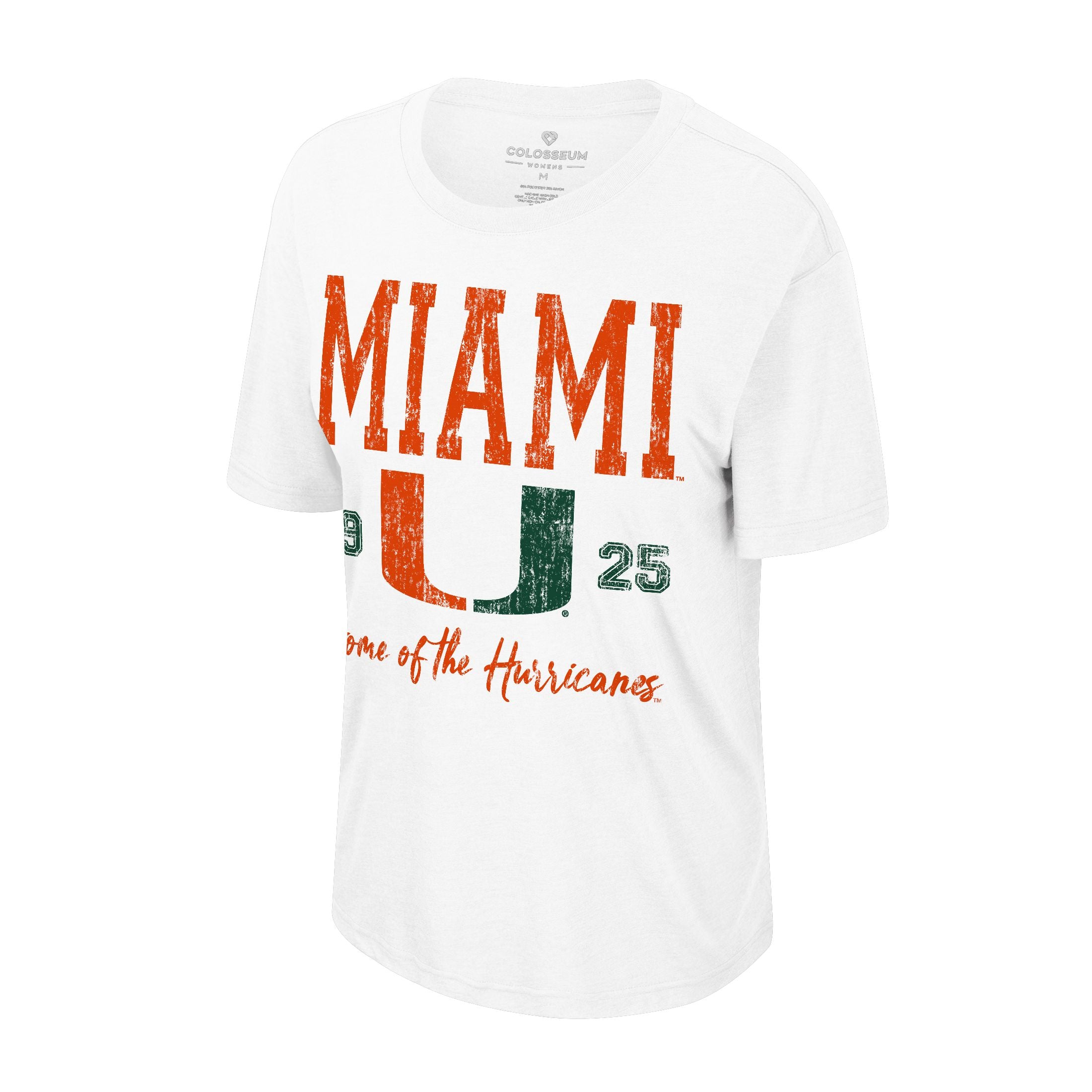 Miami Hurricanes Colosseum Ever Oversized T-Shirt - White