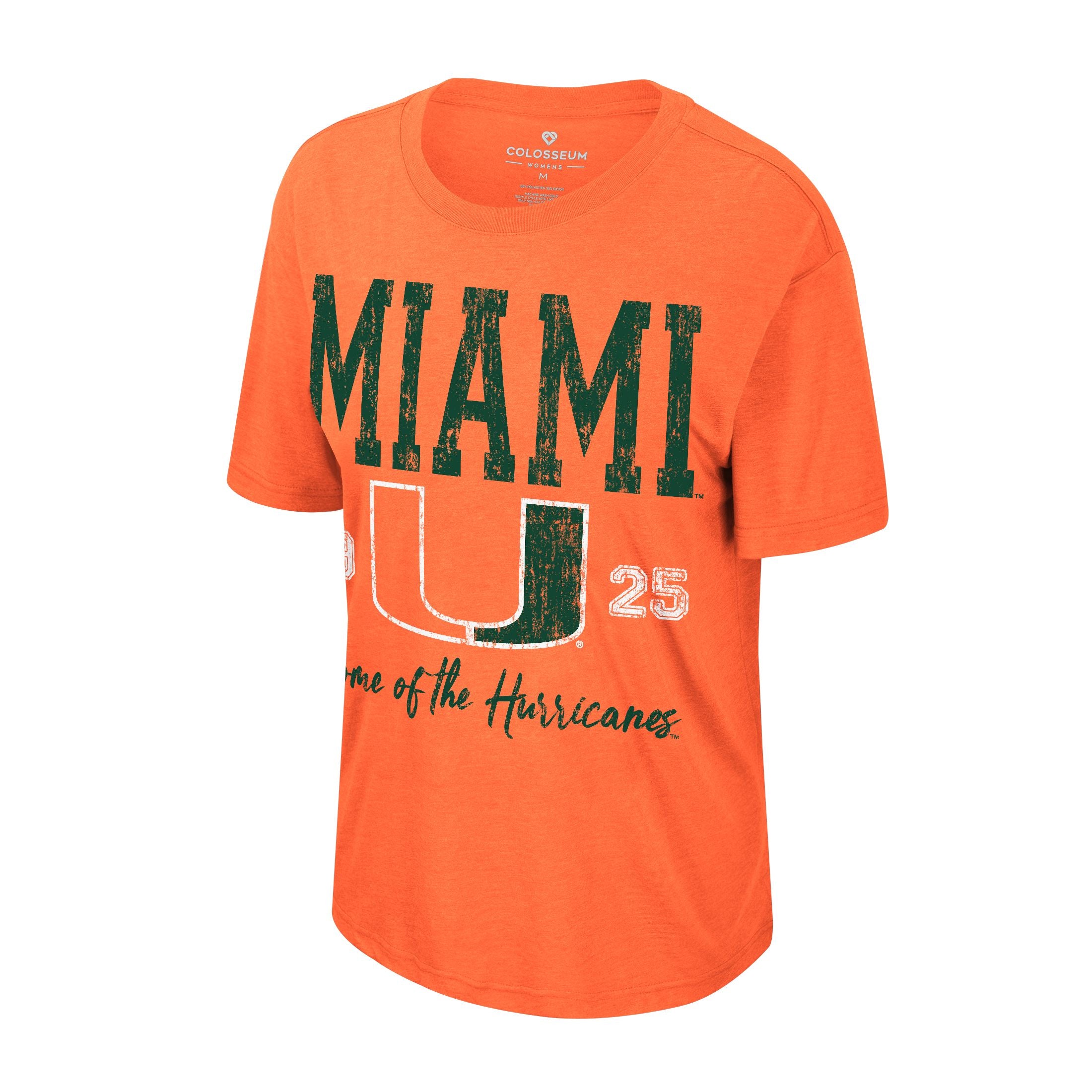 Miami Hurricanes Colosseum Ever Oversized T-Shirt - Orange