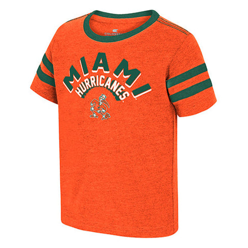 Miami Hurricanes Colosseum Toddler Shermy T-Shirt - Orange