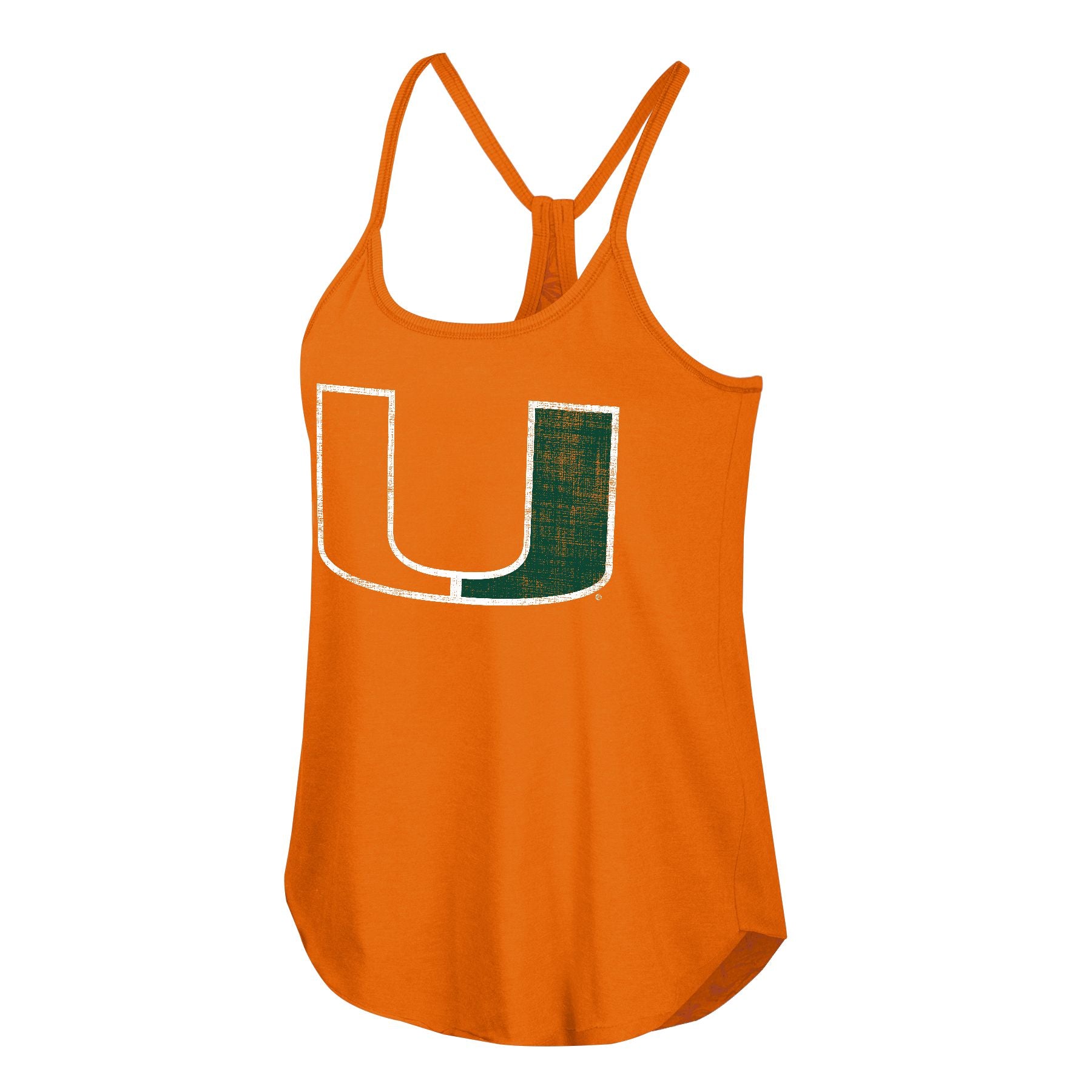 Miami Hurricanes Colosseum Women's Fiyero Reversible Tank Top - Orange