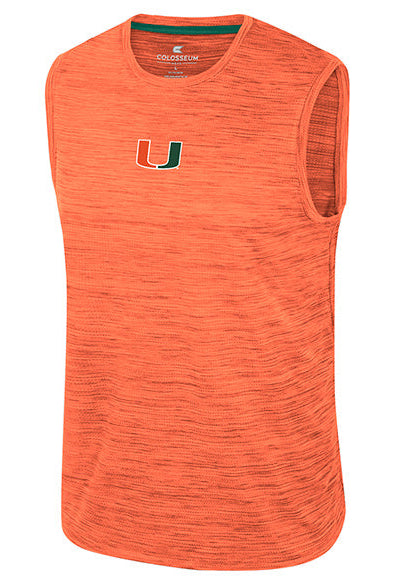 Miami Hurricanes Colosseum Stilgar Sleeveless T-Shirt - Orange