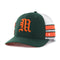 Miami Hurricanes 47 Brand Straight Eight Old English M Trucker Hat - Green/White