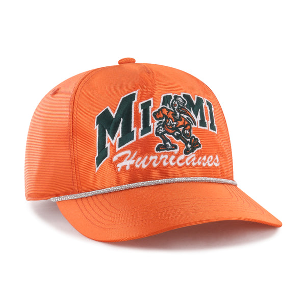 MACO/WePromised. TOUR 2022 キャップ Miami Hurricanes Women's 47 Brand Trendy Glitter Rope Hitch Hat - Oran
