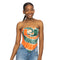 Miami Hurricanes ZooZatz U Tie Dye Bandana Tie Back