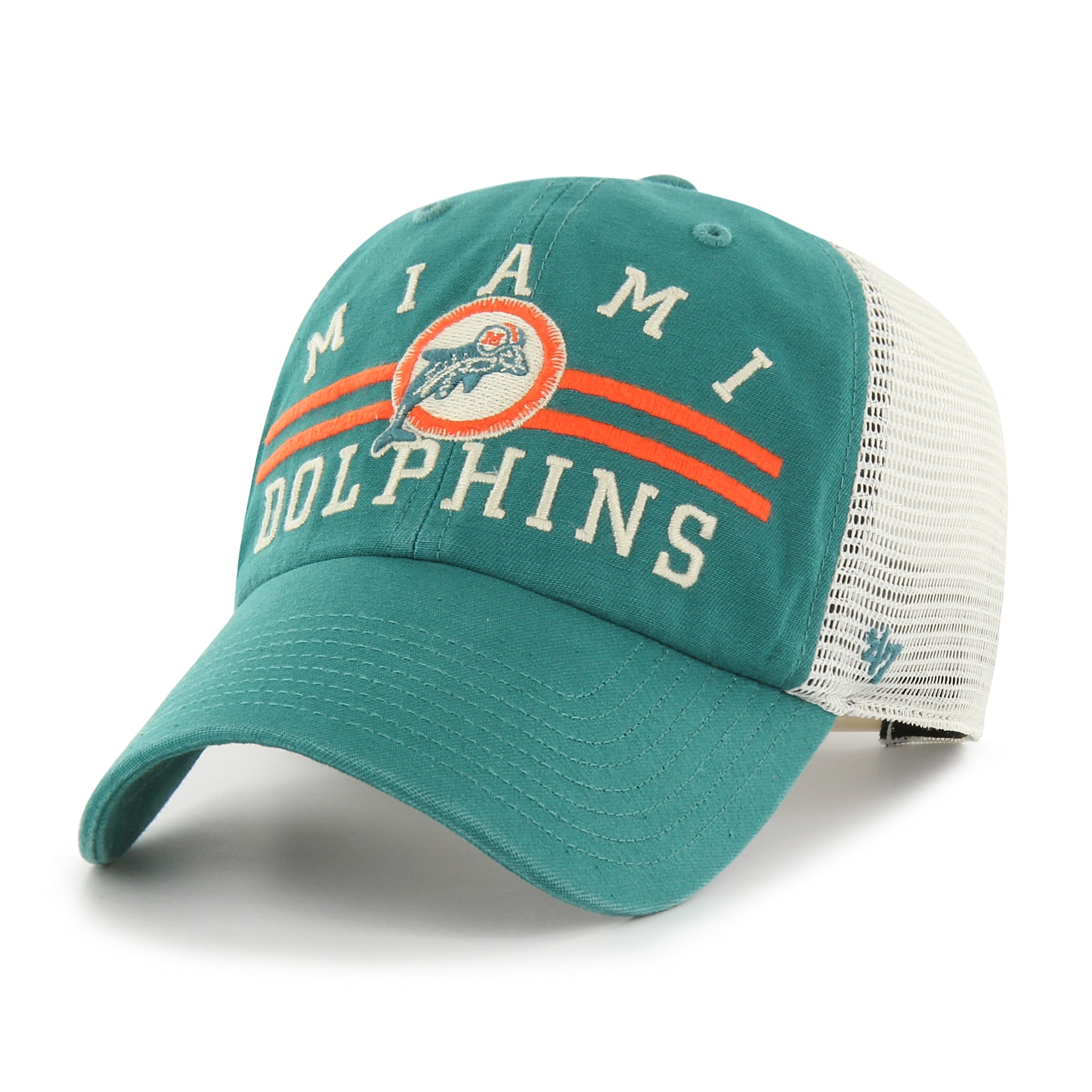 Miami Dolphins 47 Brand Legacy Tailgate Teal Clean Up Adjustable Hat