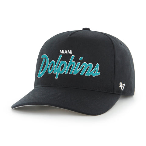 Miami Dolphins '47 Brand Primary Logo Crosstown Adjustable Hat - Black