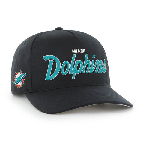 Miami Dolphins '47 Brand Primary Logo Crosstown Adjustable Hat - Black